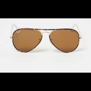 Ray Ban Tortoise full color polarized sunglasses